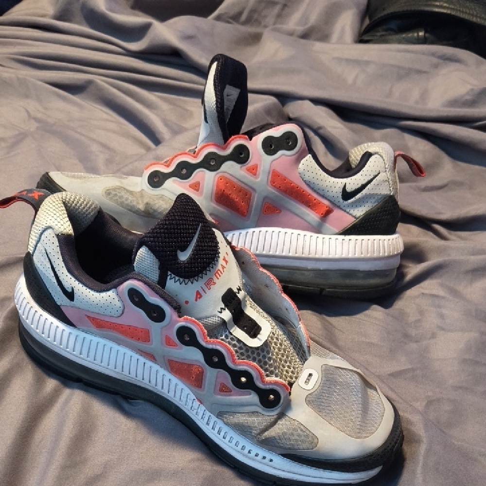 Nike Air Max Sneakers in Gray, Black, and Pink